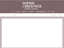 Tablet Screenshot of debrouwersophie.com